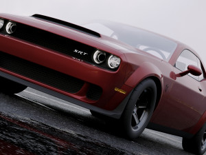 dodge challenger srt demon 2018 Model 3D
