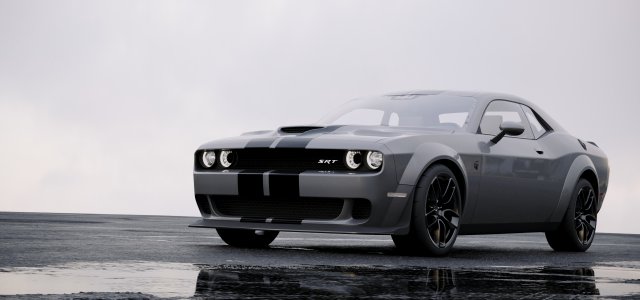 dodge challenger srt hellcat 2018 Modelo 3D .c4d .max .obj .3ds .fbx .stl .blend 