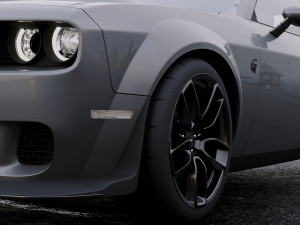 dodge challenger srt hellcat 2018 Modelo 3D