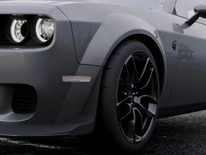 dodge challenger srt hellcat 2018 3D Model