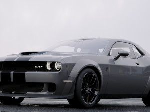 dodge challenger srt hellcat 2018 Modelo 3D