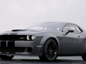 dodge challenger srt hellcat 2018 3D Model