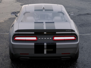 dodge challenger srt hellcat 2018 Modelo 3D