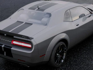 dodge challenger srt hellcat 2018 3D Model