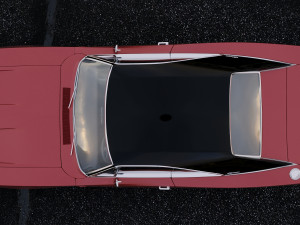 dodge charger rt 1969 3D Модель