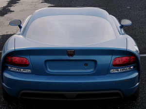 dodge viper srt10 2010 3D Model