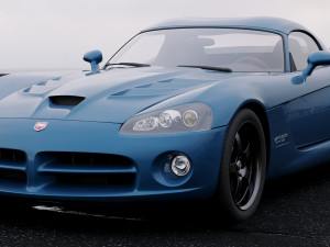 dodge viper srt10 2010 3D Model
