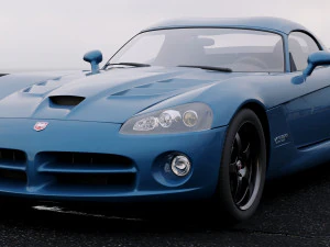 dodge viper srt10 2010 3D Model