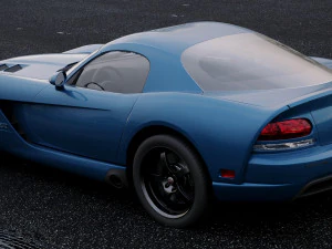 dodge viper srt10 2010 3D Model