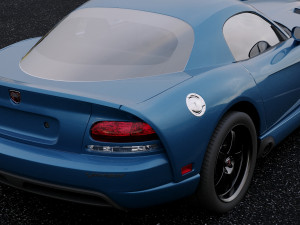 dodge viper srt10 2010 3D Model