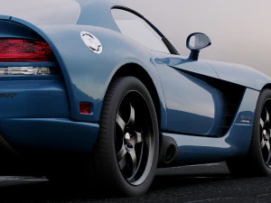 dodge viper srt10 2010 3D Model