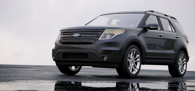 suv explorer 2011 Modelo 3D .c4d .max .obj .3ds .fbx .stl .blend 