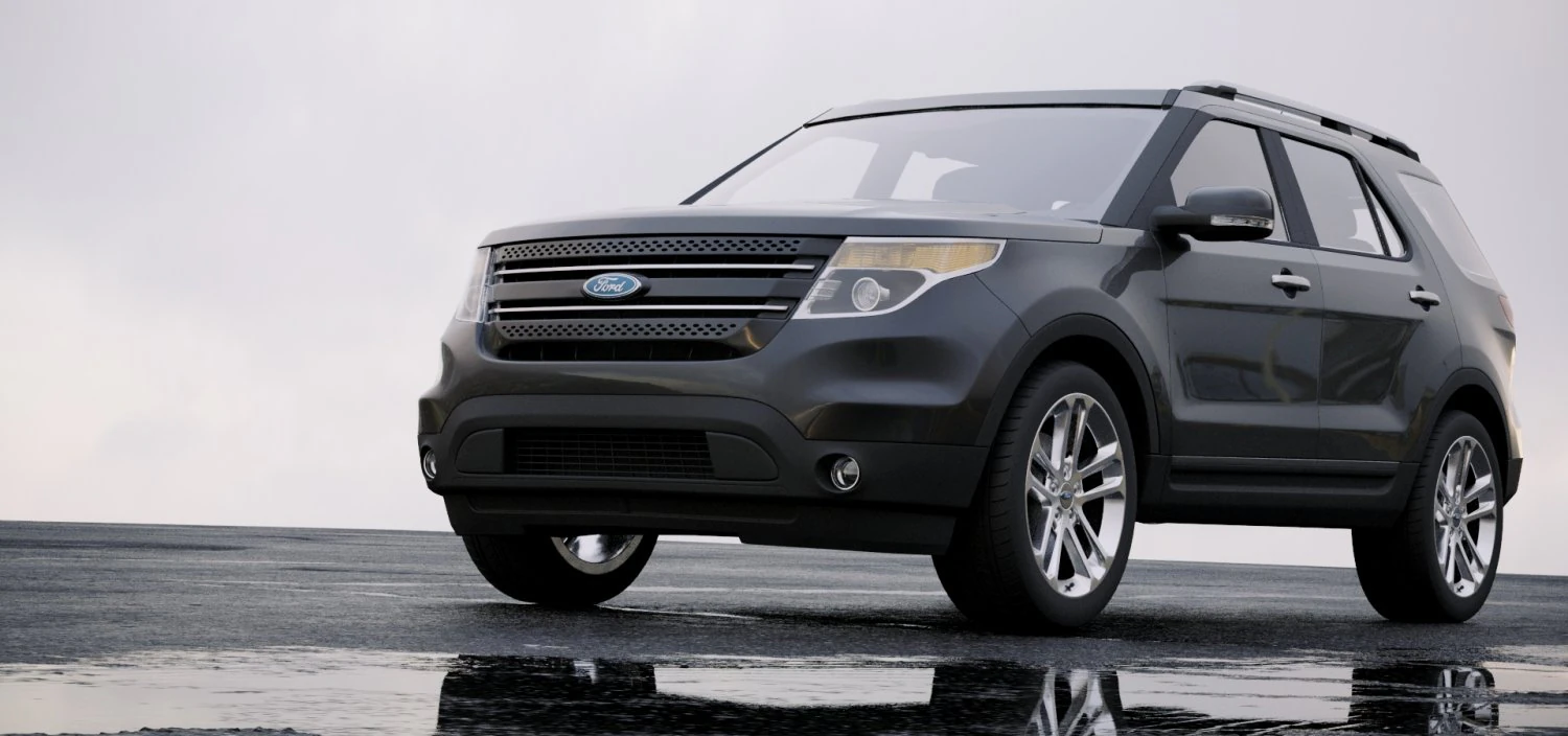 suv explorer 2011 3D Model .c4d .max .obj .3ds .fbx .stl .blend 