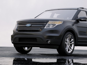suv explorer 2011 Model 3D