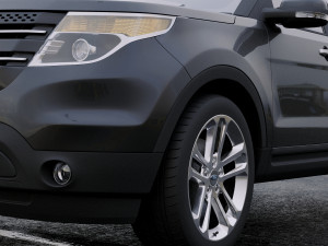 suv explorer 2011 Modelo 3D