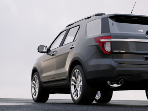 suv explorer 2011 Modelo 3D