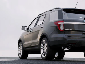 suv explorer 2011 3D Model