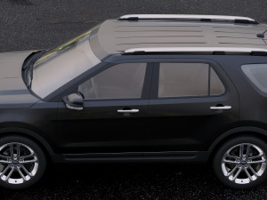 suv explorer 2011 Modelo 3D