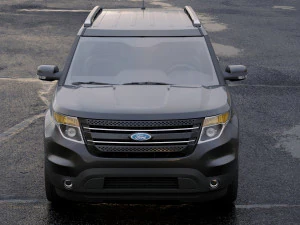 suv explorer 2011 3D Model