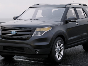 suv explorer 2011 Modelo 3D