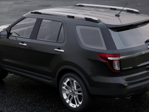 suv explorer 2011 Modelo 3D