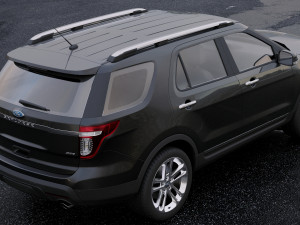 suv explorer 2011 Modelo 3D