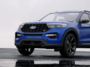 explorador suv 2020 Modelo 3D