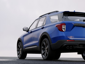 suv explorer 2020 3D Модель