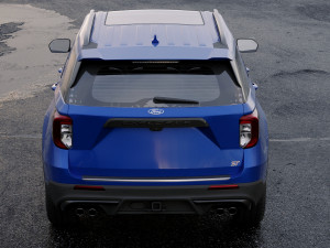suv explorer 2020 3D Модель