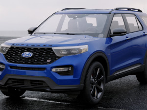 suv explorer 2020 3D Модель