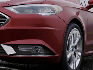sedan fusion titanium 2017 3D Model
