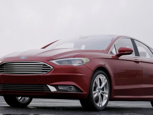 sedan fusion titanium 2017 3D Model