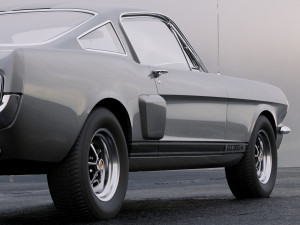 mustang 350gt 1969 3Dモデル