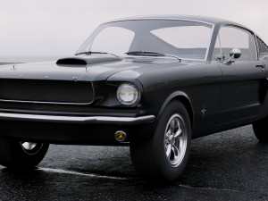 mustang fastback 1965 Modello 3D