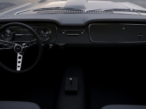 mustang fastback 1965 Modello 3D