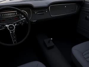 mustang fastback 1965 3D Model