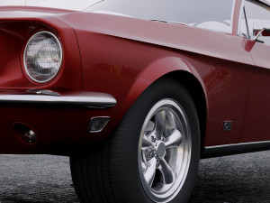 mustang gt 1967 3D Model
