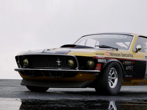 Мустанг Джон Боу 1969 года 3D Модель