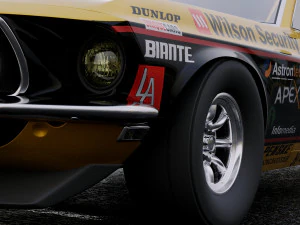 mustang john bowe 1969 3D Model