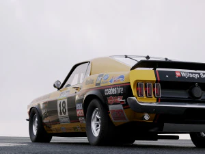 mustang john bowe 1969 3D Model