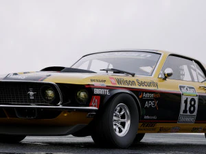 mustang john bowe 1969 3D Model