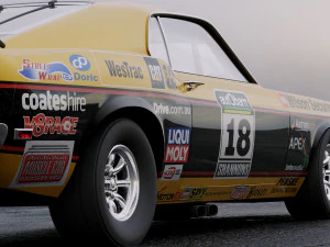 mustang john bowe 1969 3D Model
