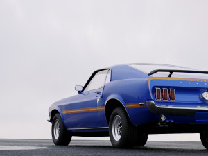 mustang mach 1 351 1969 3D Модель