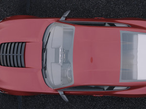 mustang shelby gt500 2020 3D Model