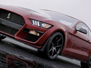 mustang shelby gt500 2020 3D Model