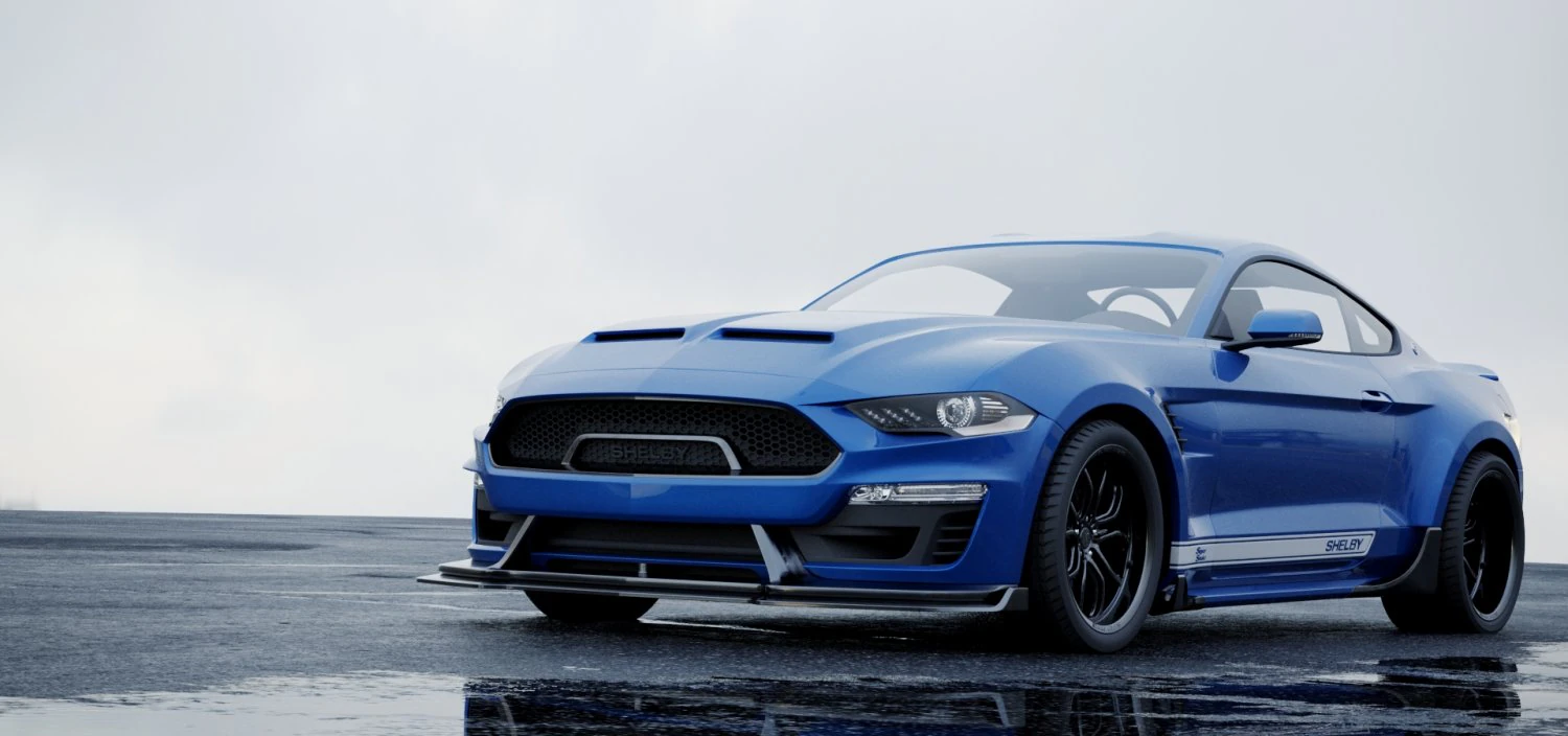 mustang shelby super snake coupe 2018 3D Model .c4d .max .obj .3ds .fbx .stl .blend