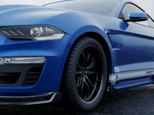 mustang shelby super snake coupe 2018 3D Model