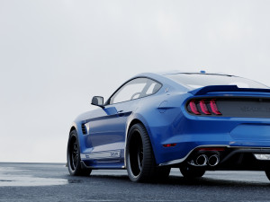 mustang shelby super snake coupe 2018 3D 模型