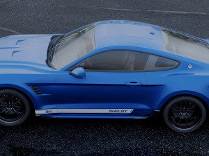 mustang shelby super snake coupe 2018 3D 模型