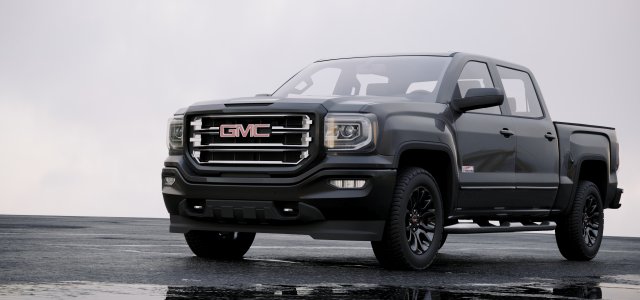 gmc sierra 2017 3D 模型 .c4d .max .obj .3ds .fbx .stl .blend 